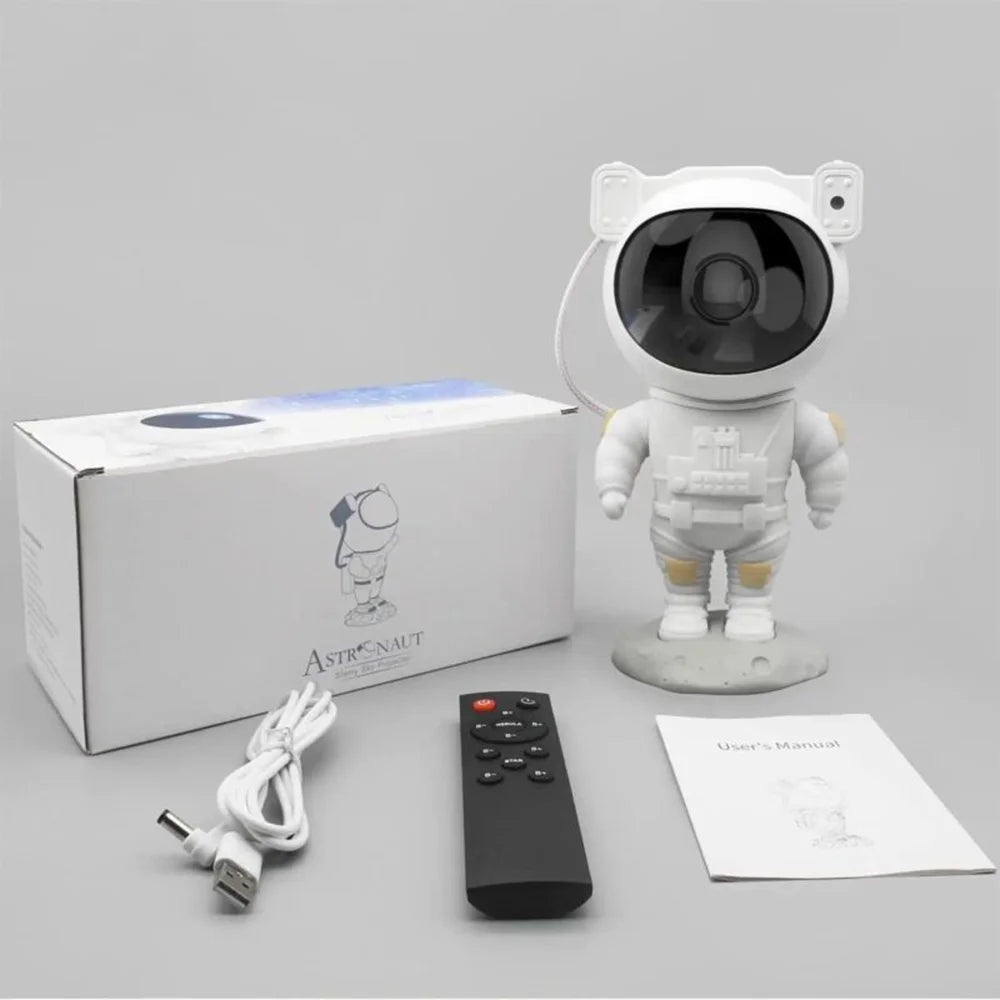 Astronaut Galaxy Star Projector Starry Night Light, Astronaut Light Projector with Remote Control for Kids Children Adults Bedroom Room Decor Decorative Nightlights